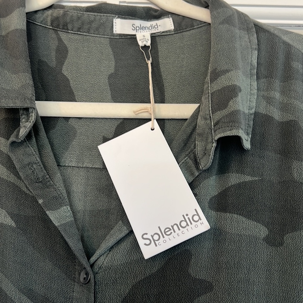 SPLENDID CAMO TOP - Picture 2 of 4